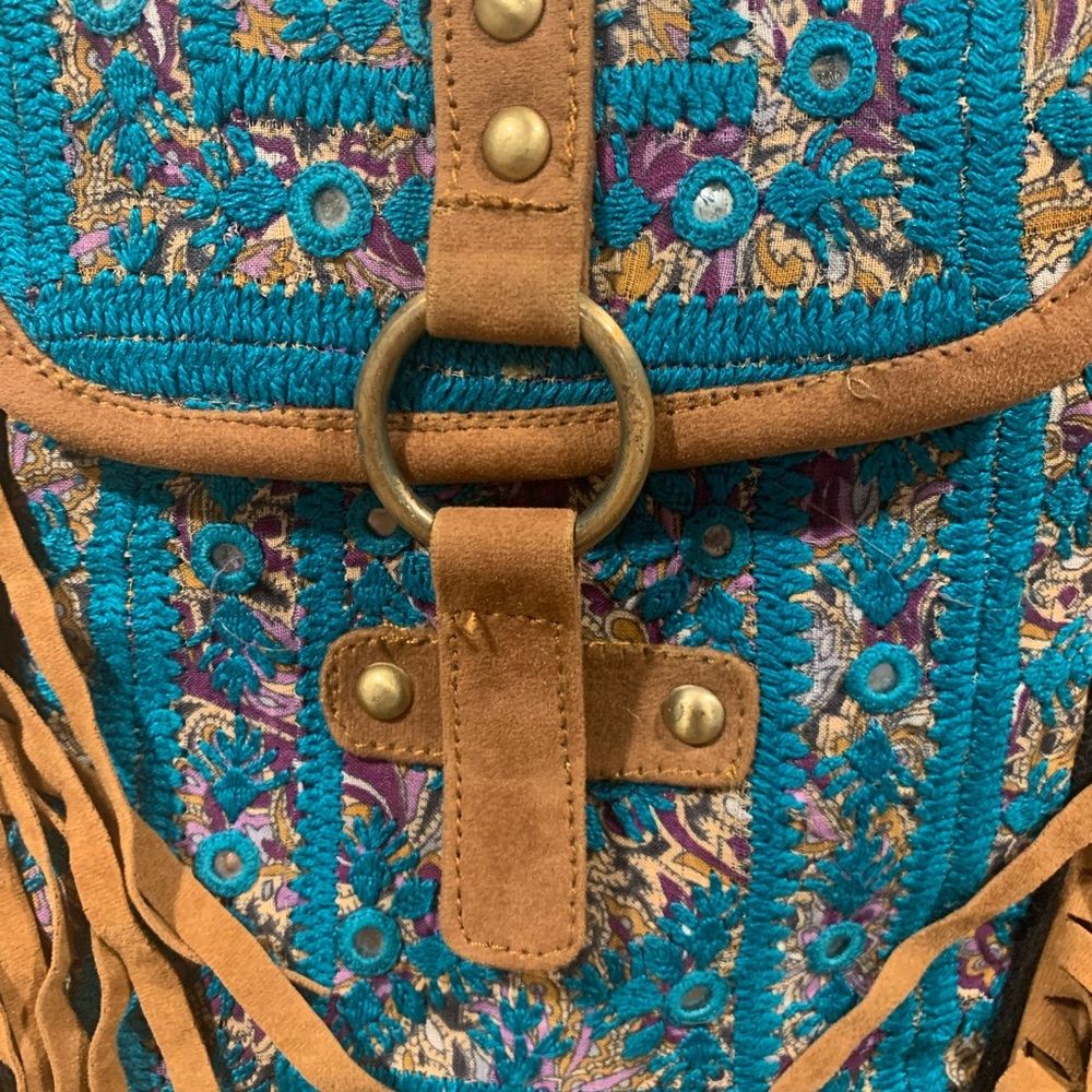 Handmade purse from trip to India. Never used